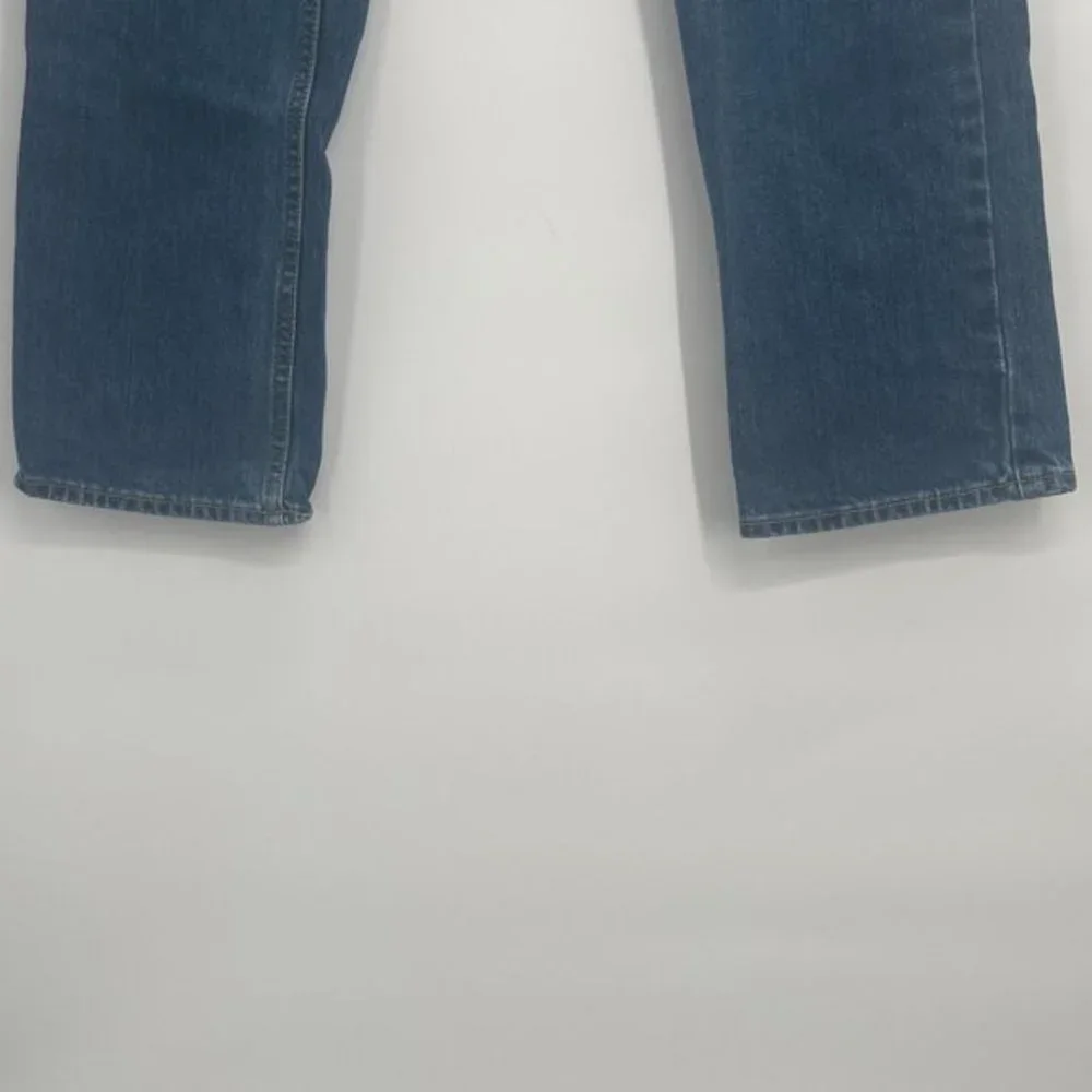 Hollister Men's‎ Size 30x30  Slim Straight Distressed Destroyed Denim Blue Jeans